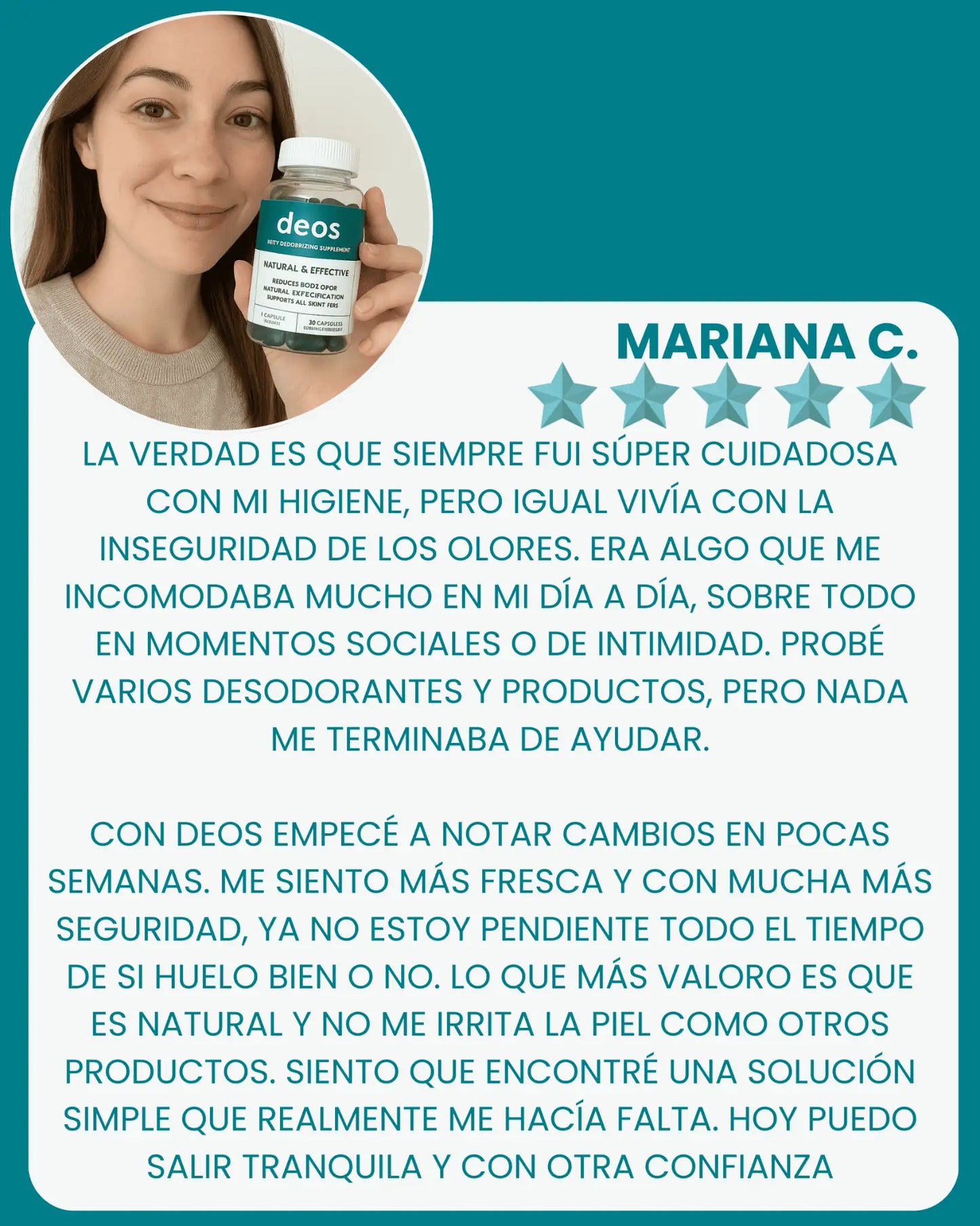 DEOS - Elimina el olor desde adentro